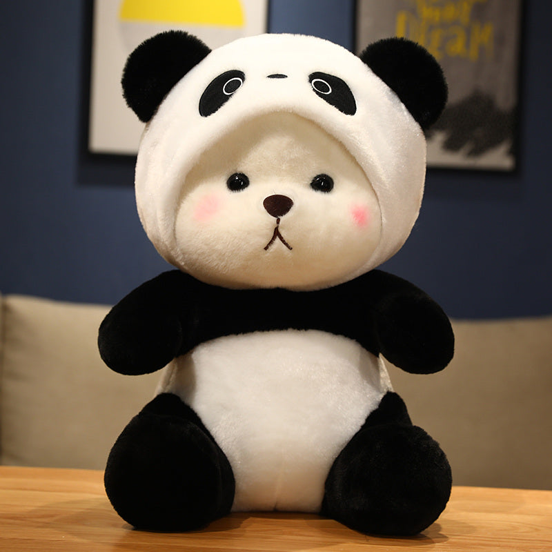 Teddy bear - Hoodie cap panda stuff toy - 45cm
